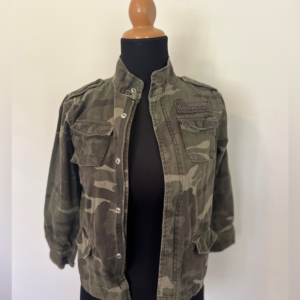Anine Bing Girls Camo Jacket size 8/10